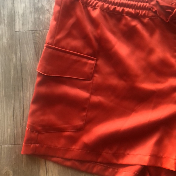 ZARA Satin cargo shorts - Picture 3 of 4